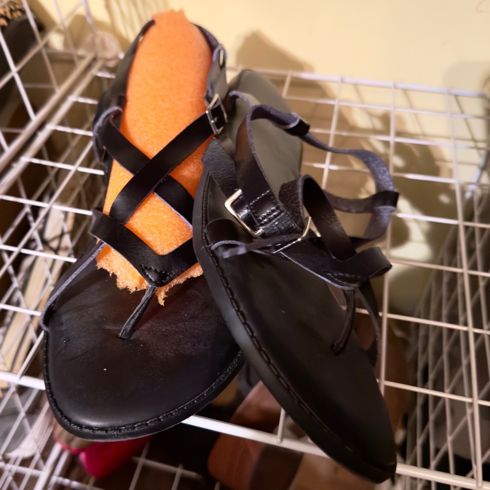 Torrid black strappy sandals